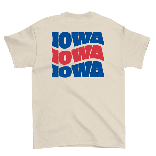 Iowa Retro Crewneck Tee