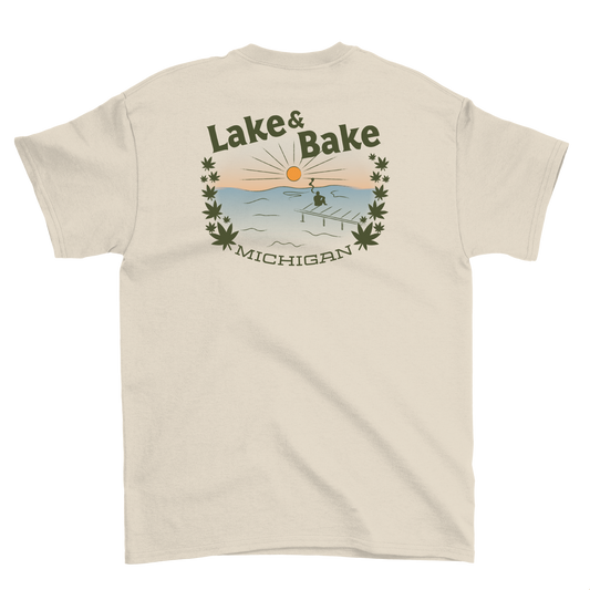 Lake & Bake Crewneck Tee