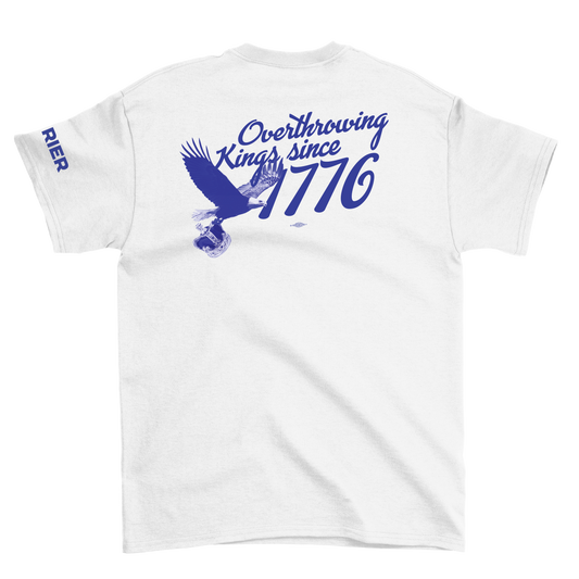 Overthrowing Kings Since 1776 Crewneck Tee