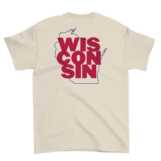 Wisconsin Crewneck Tee