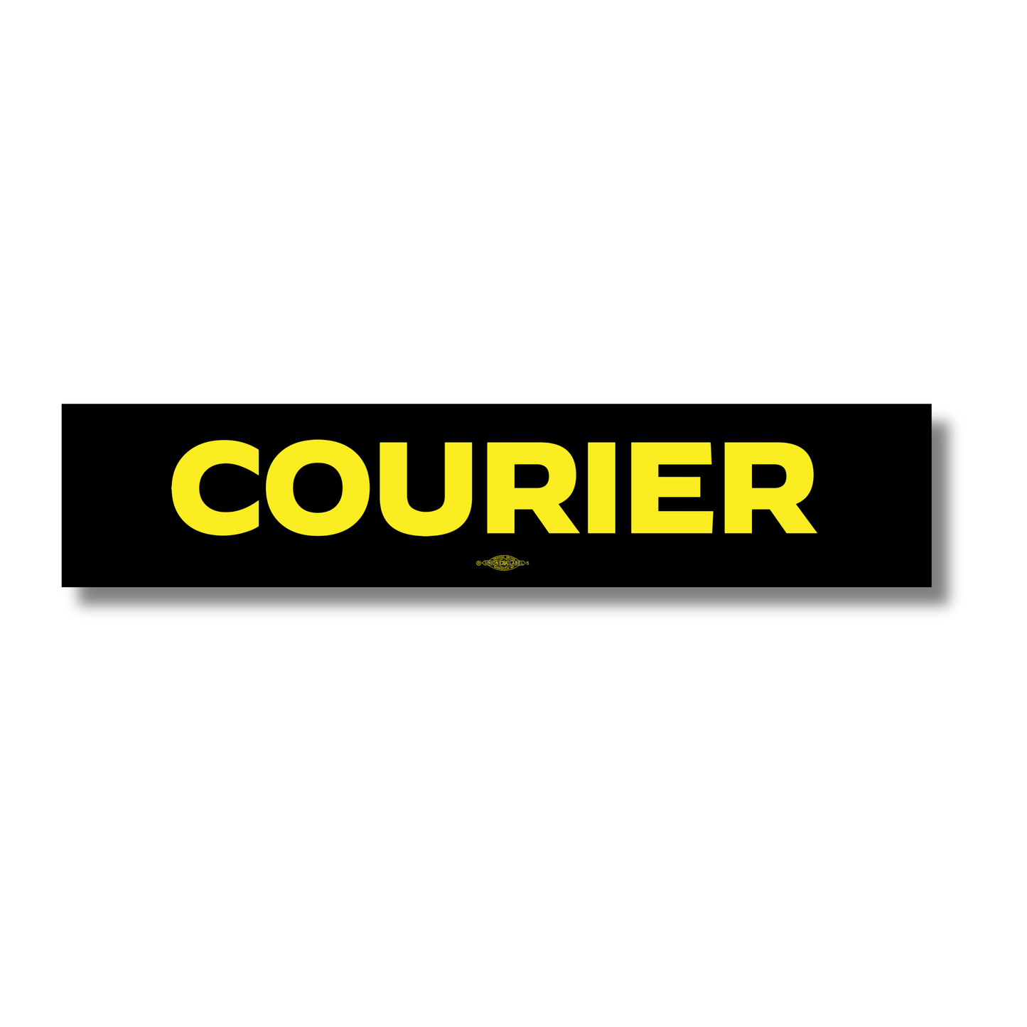 COURIER Logo Sticker