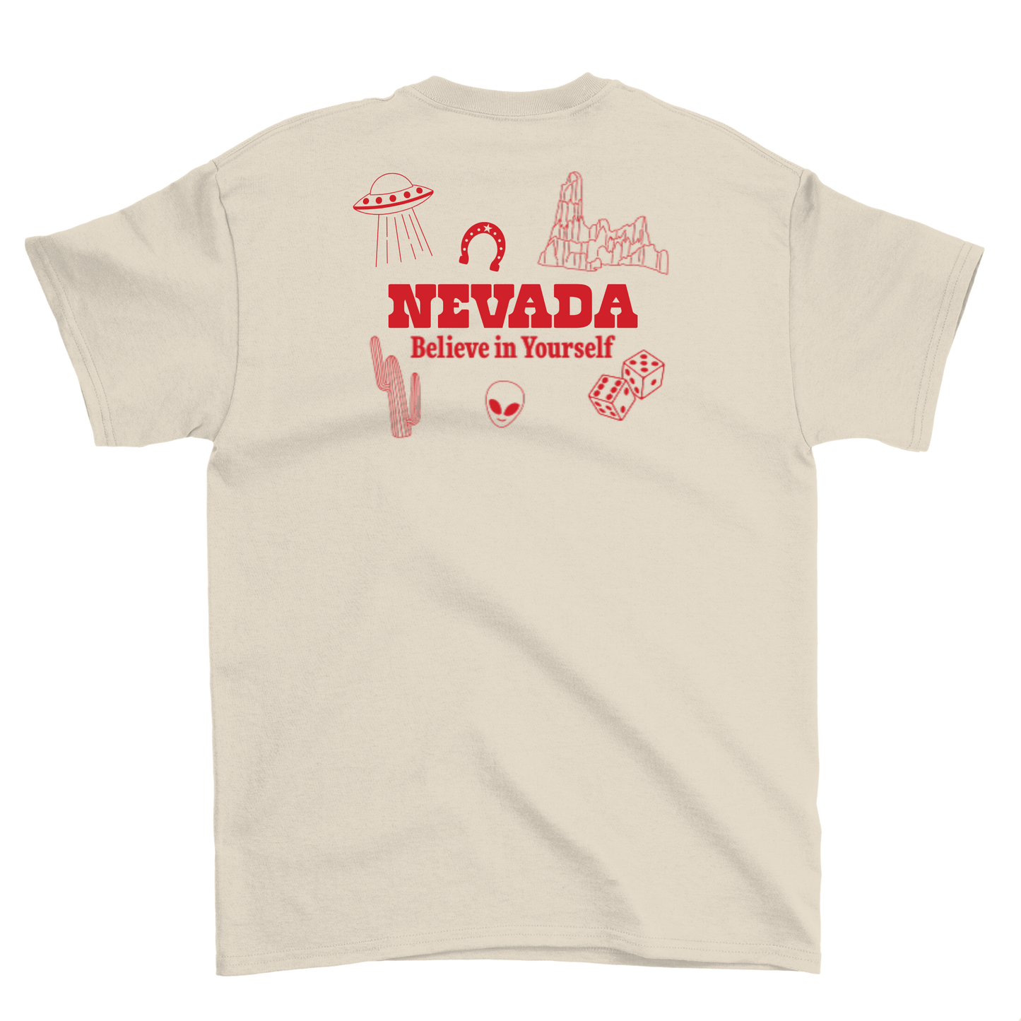 Nevada Believe in Yourself Crewneck Tee