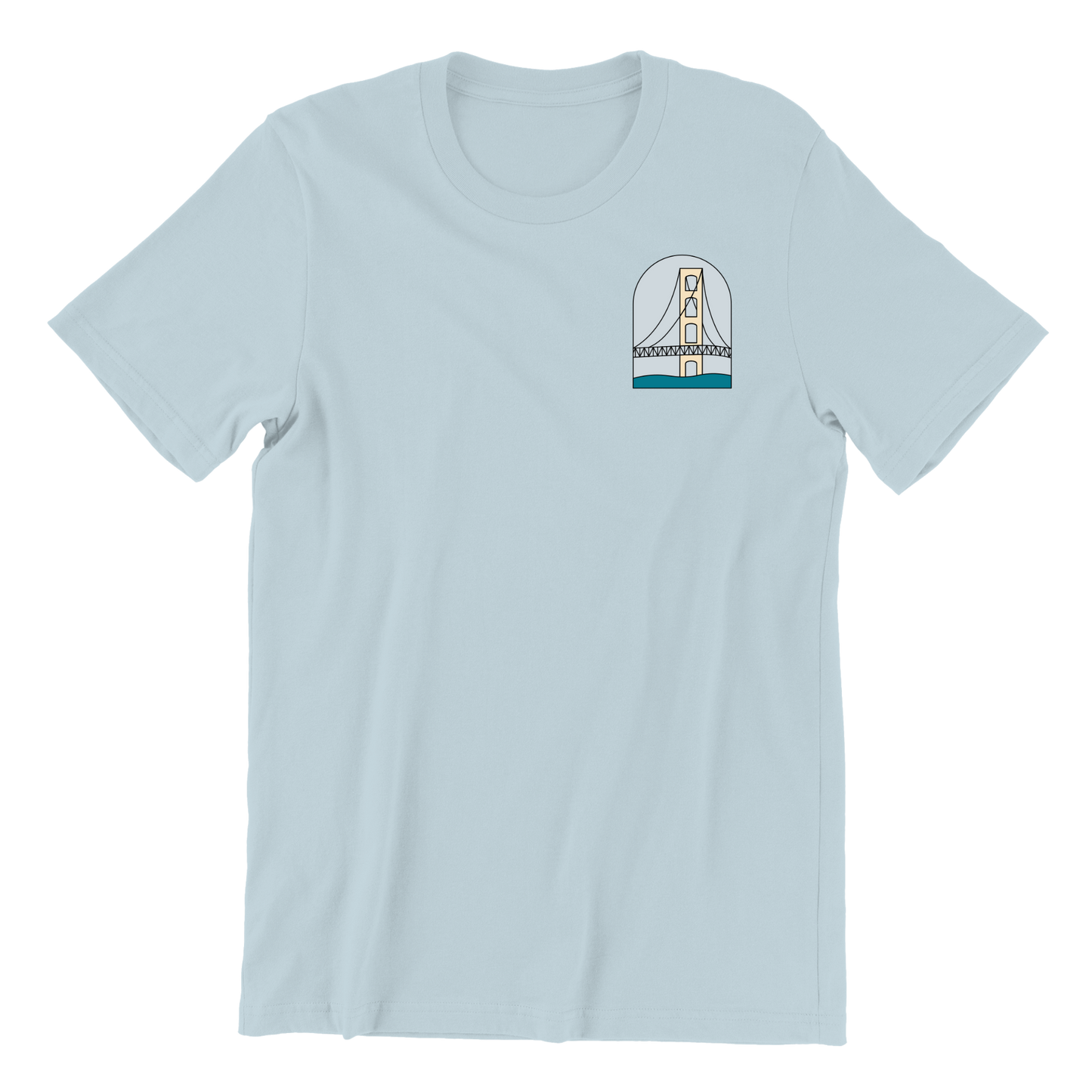 We Build Bridges Not Walls Crewneck Tee