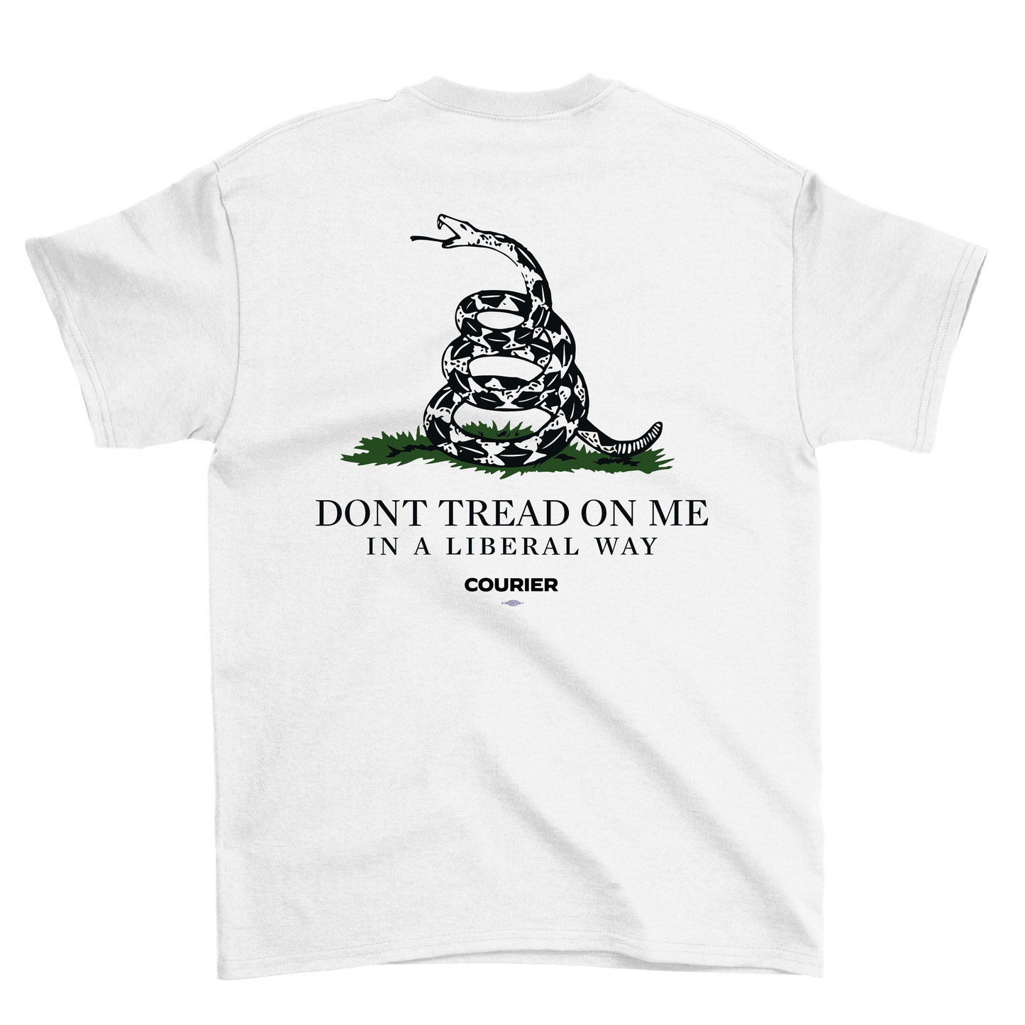 Don't Tread On Me In A Liberal Way Crewneck Tee