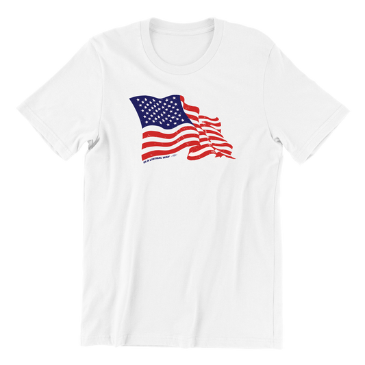 Flag In A Liberal Way Crewneck Tee