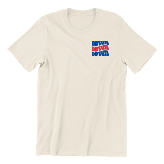 Iowa Retro Crewneck Tee