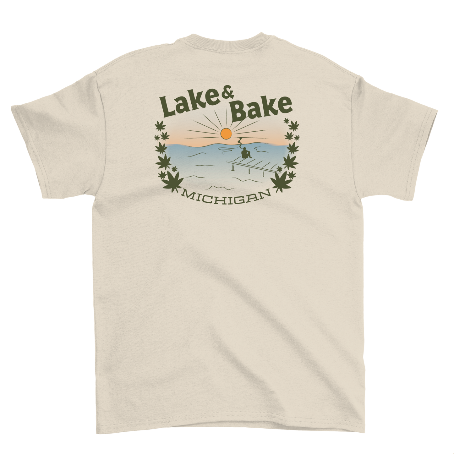 Lake & Bake Crewneck Tee
