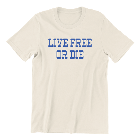Live Free Or Die Crewneck Tee