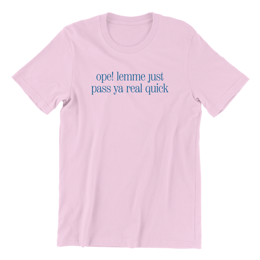 Ope! Crewneck Tee